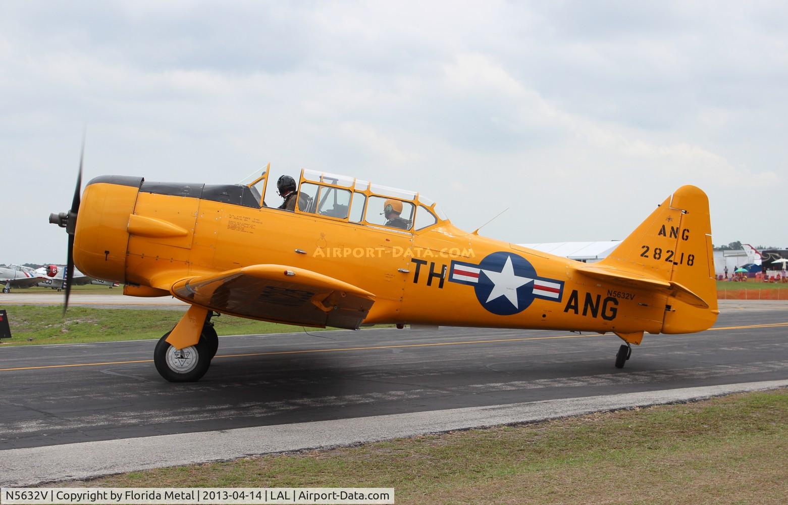 N5632V, 1957 North American T-6G Texan C/N 197-022, T-6G Texan