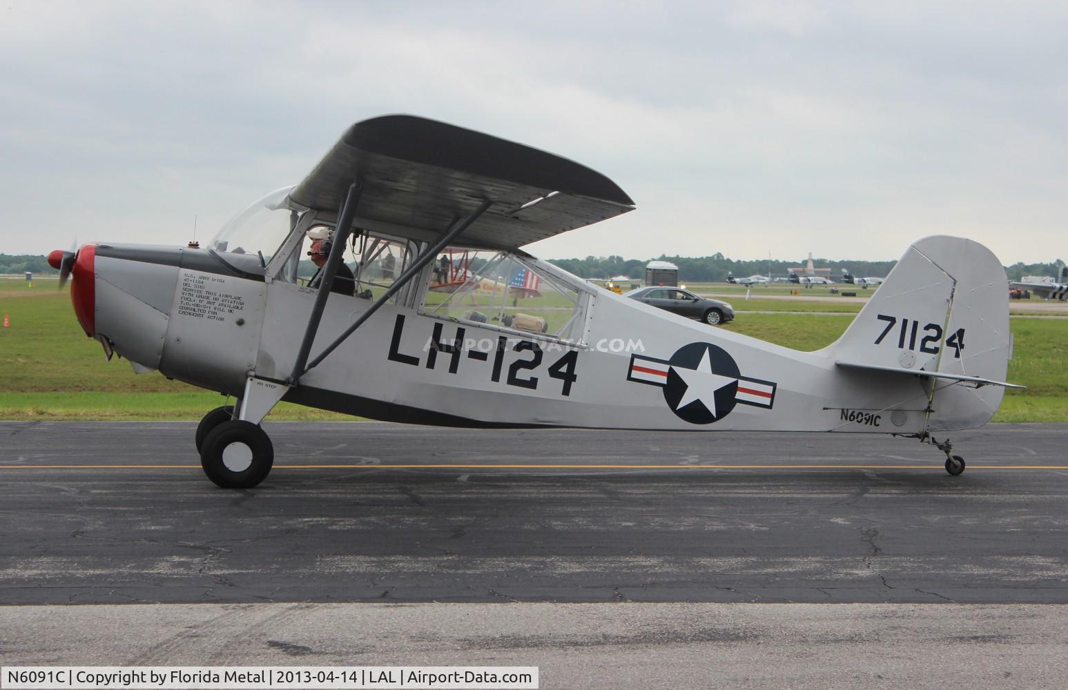 N6091C, 1947 Aeronca L-16A C/N Not found (47-1124), L-16A at Sun N Fun