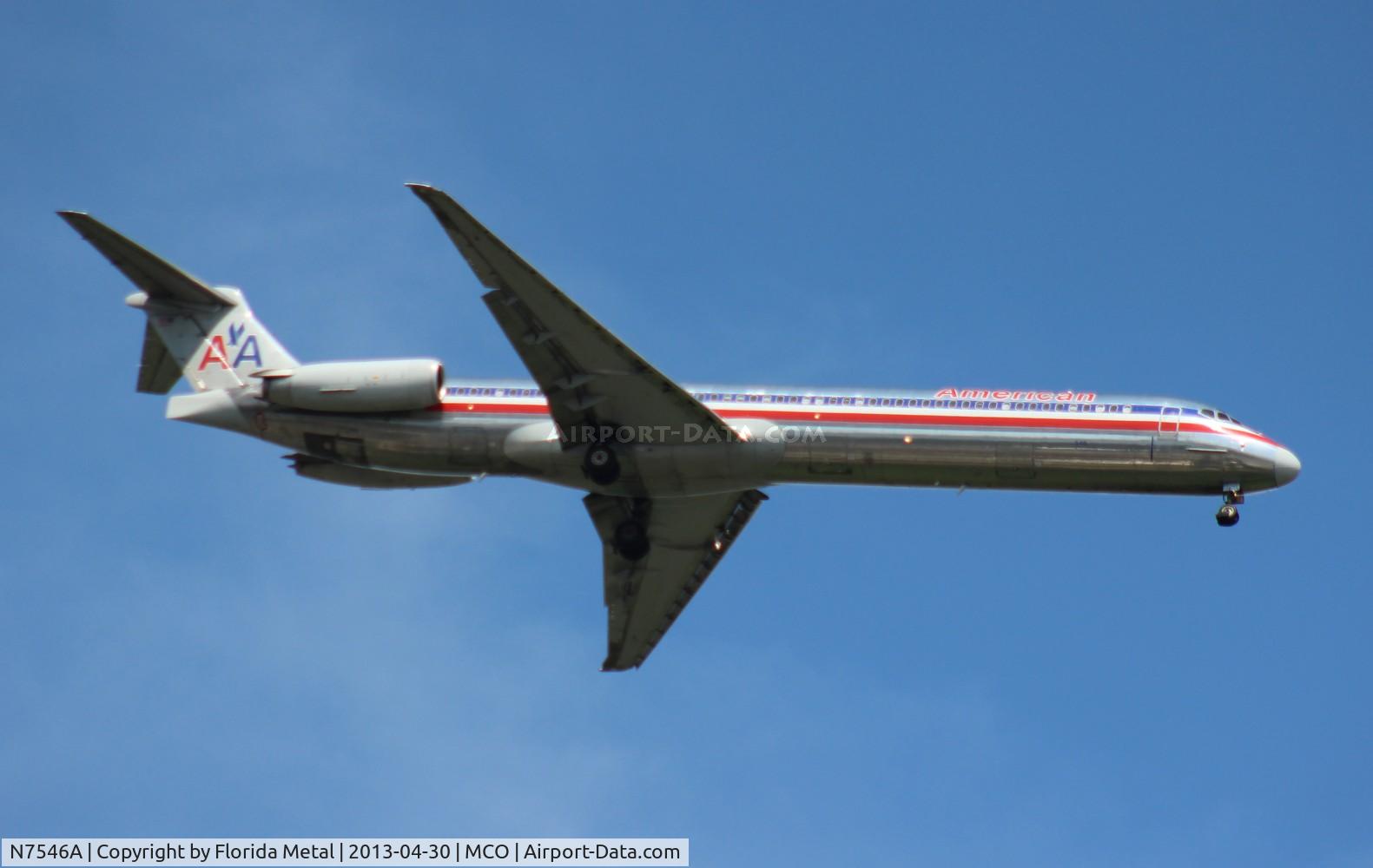 N7546A, 1990 McDonnell Douglas MD-82 (DC-9-82) C/N 53028, American MD-82