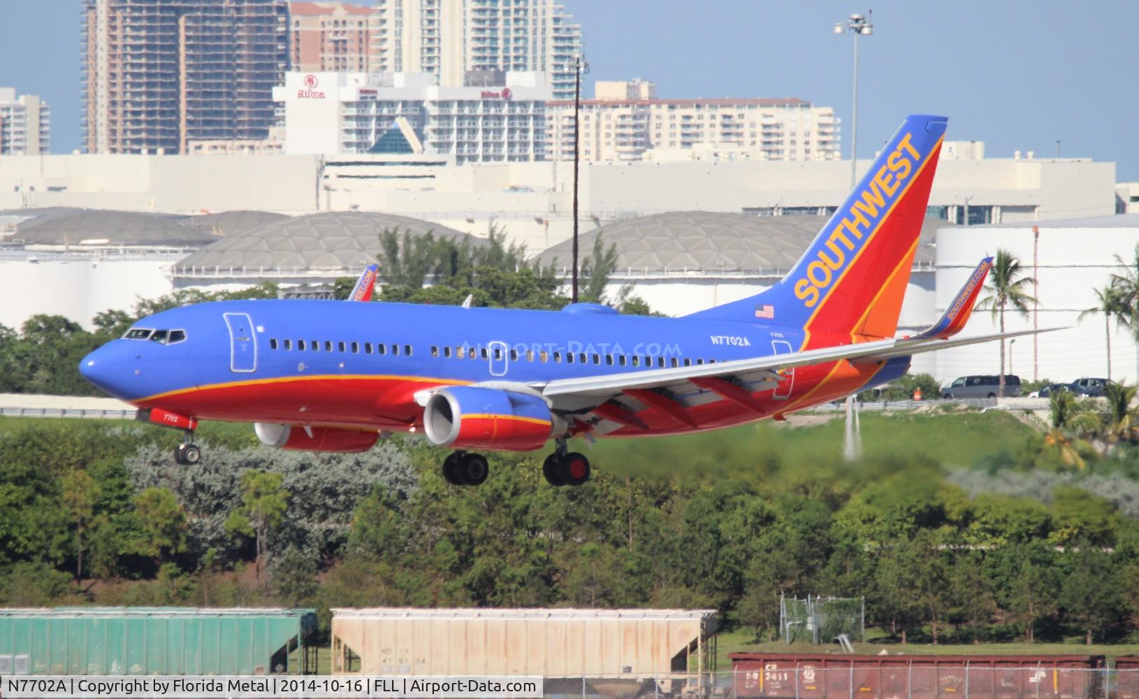 N7702A, 2004 Boeing 737-7BD C/N 33917, Southwest 737-700