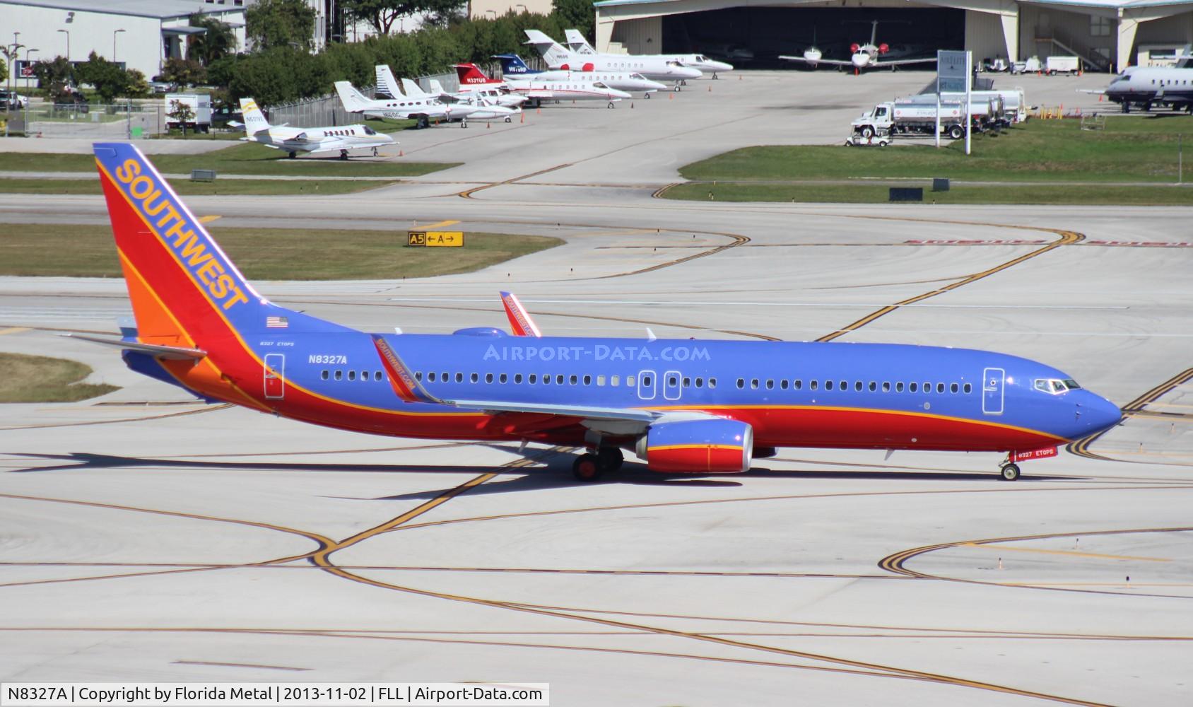 N8327A, 2012 Boeing 737-8H4 C/N 37009, Southwest 737-800