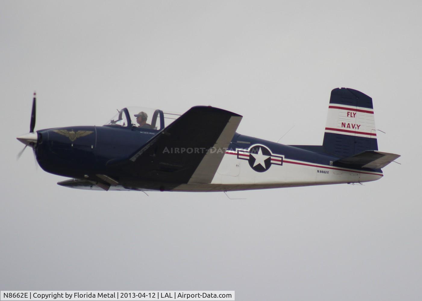 N8662E, 1955 Beech D-45 Mentor C/N BG-33, T-34 at Sun N Fun