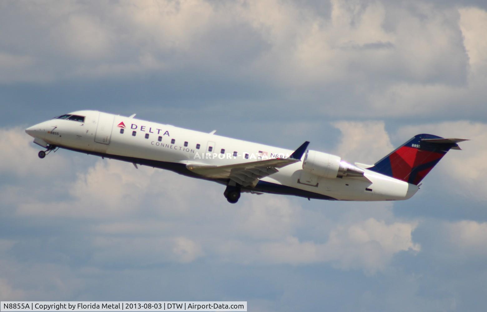 N8855A, 2003 Canadair CRJ-440 (CL-600-2B19) Regional Jet C/N 7855, Delta Connection CRJ-200