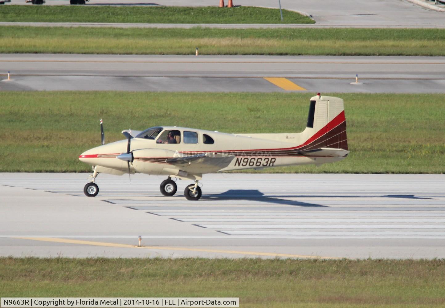 N9663R, 1960 Beech D50C Twin Bonanza C/N DH-245, Beech D50C