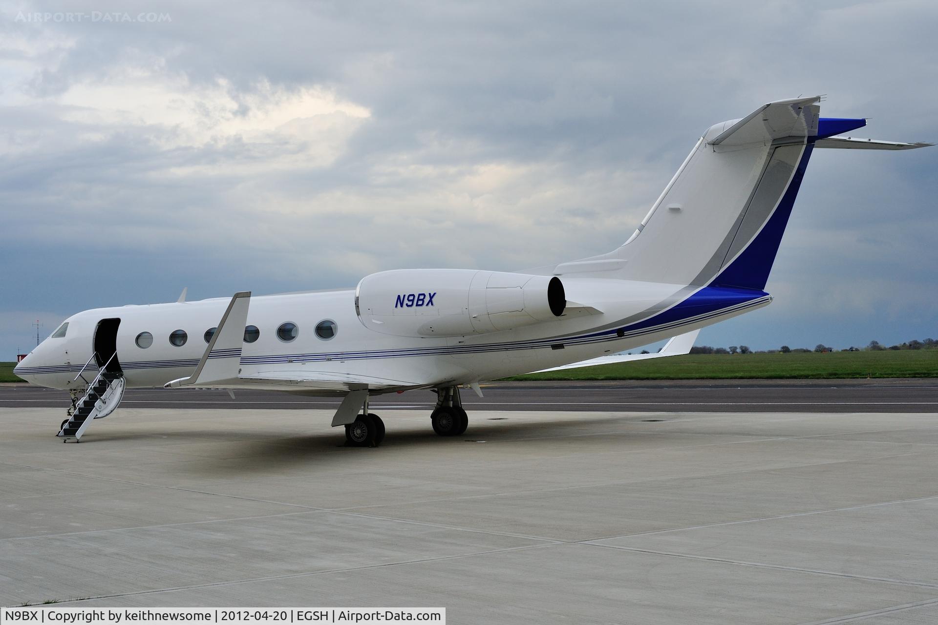 N9BX, 2008 Gulfstream Aerospace GIV-X (G450) C/N 4145, Poised for return to Chicago !