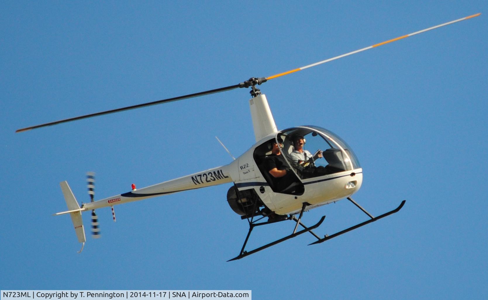 N723ML, 1996 Robinson R22 Beta C/N 2639, Taken at 2:02 PM
