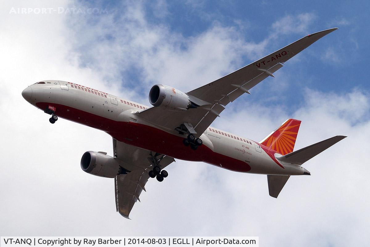 VT-ANQ, 2014 Boeing 787-8 Dreamliner C/N 36288, Boeing 787-8 Dreamliner [36288] (Air India) Home~G 03/08/2014. On approach 27R.