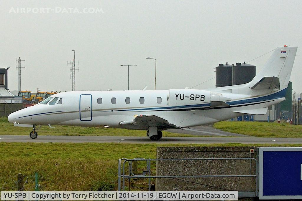 YU-SPB, 2008 Cessna 560 Citation XLS C/N 560-5807, 2008 Cessna 560 Citation XLS, c/n: 560-5807 at Luton