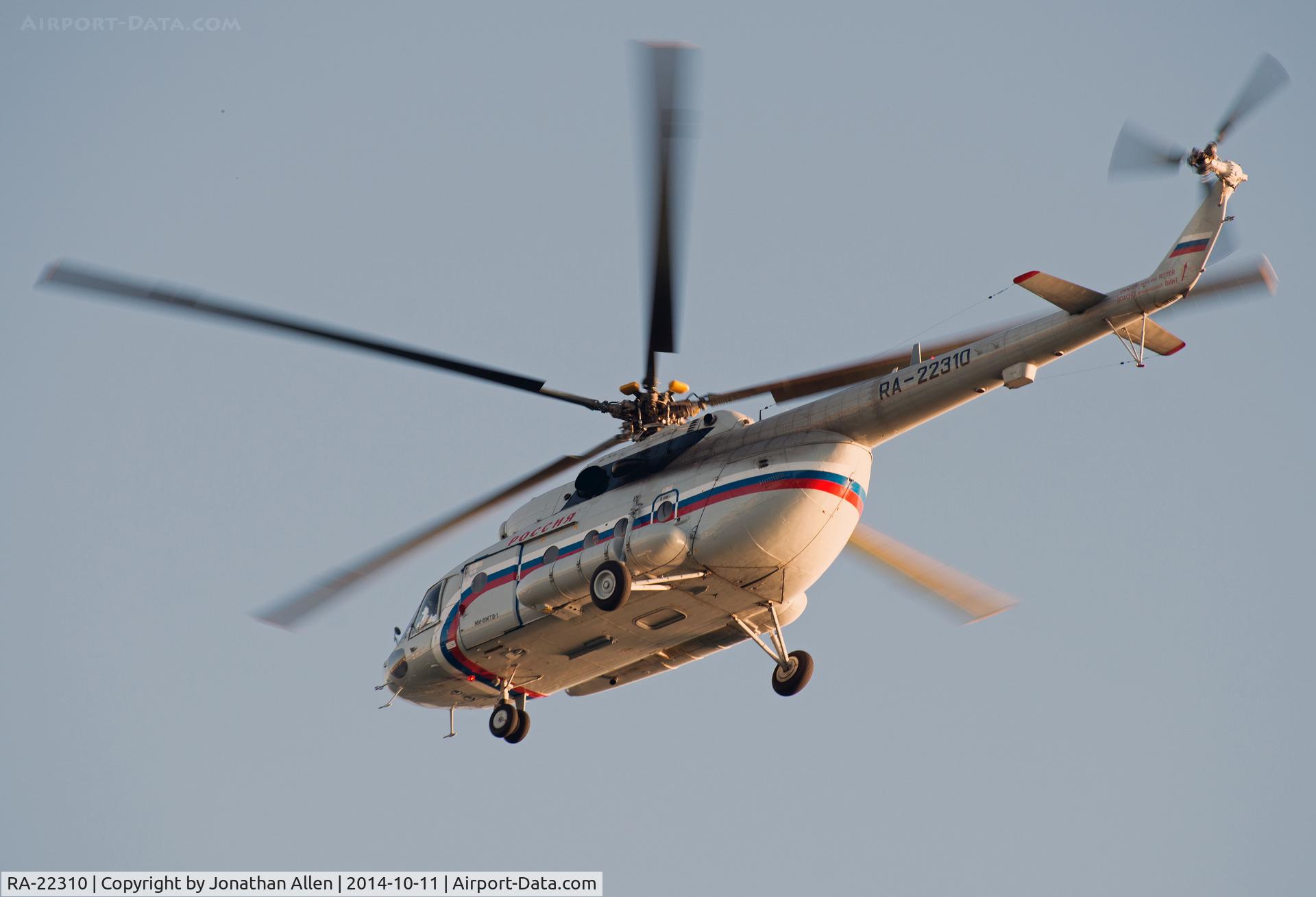 RA-22310, Mil Mi-8MTV-1 C/N Not found RA-22310, Approaching Sochi (Russia) with VIPs attending the Russian Grand Prix.