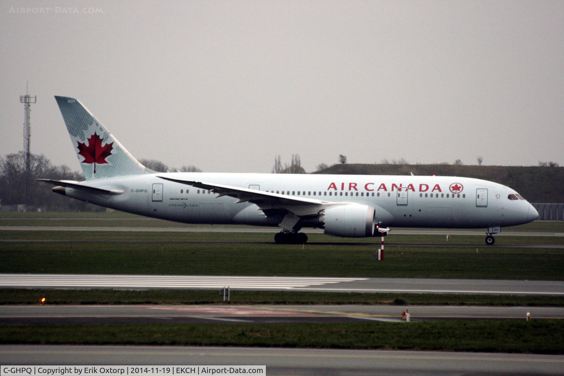 C-GHPQ, 2014 Boeing 787-8 Dreamliner C/N 35257, C-GHPQ taxing for take off on rw 04R