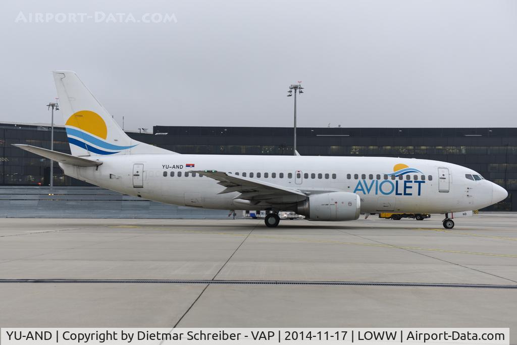 YU-AND, 1985 Boeing 737-3H9 C/N 23329/1134, Aviolet Boeing 737-300