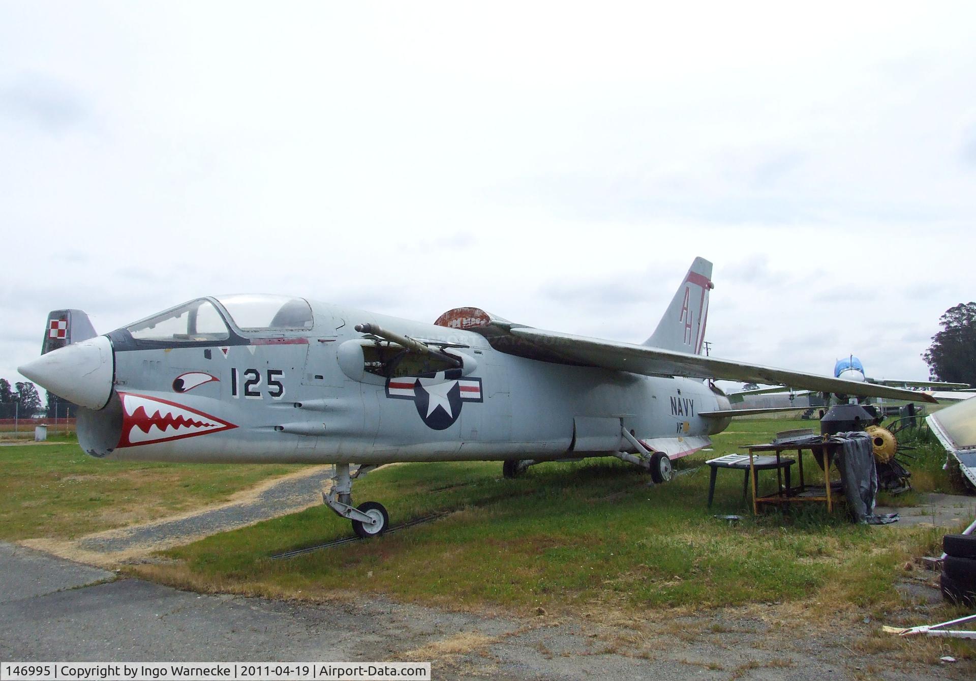 146995, Vought F-8C Crusader C/N Not found 146995, Vought F-8C Crusader at the Pacific Coast Air Museum, Santa Rosa CA