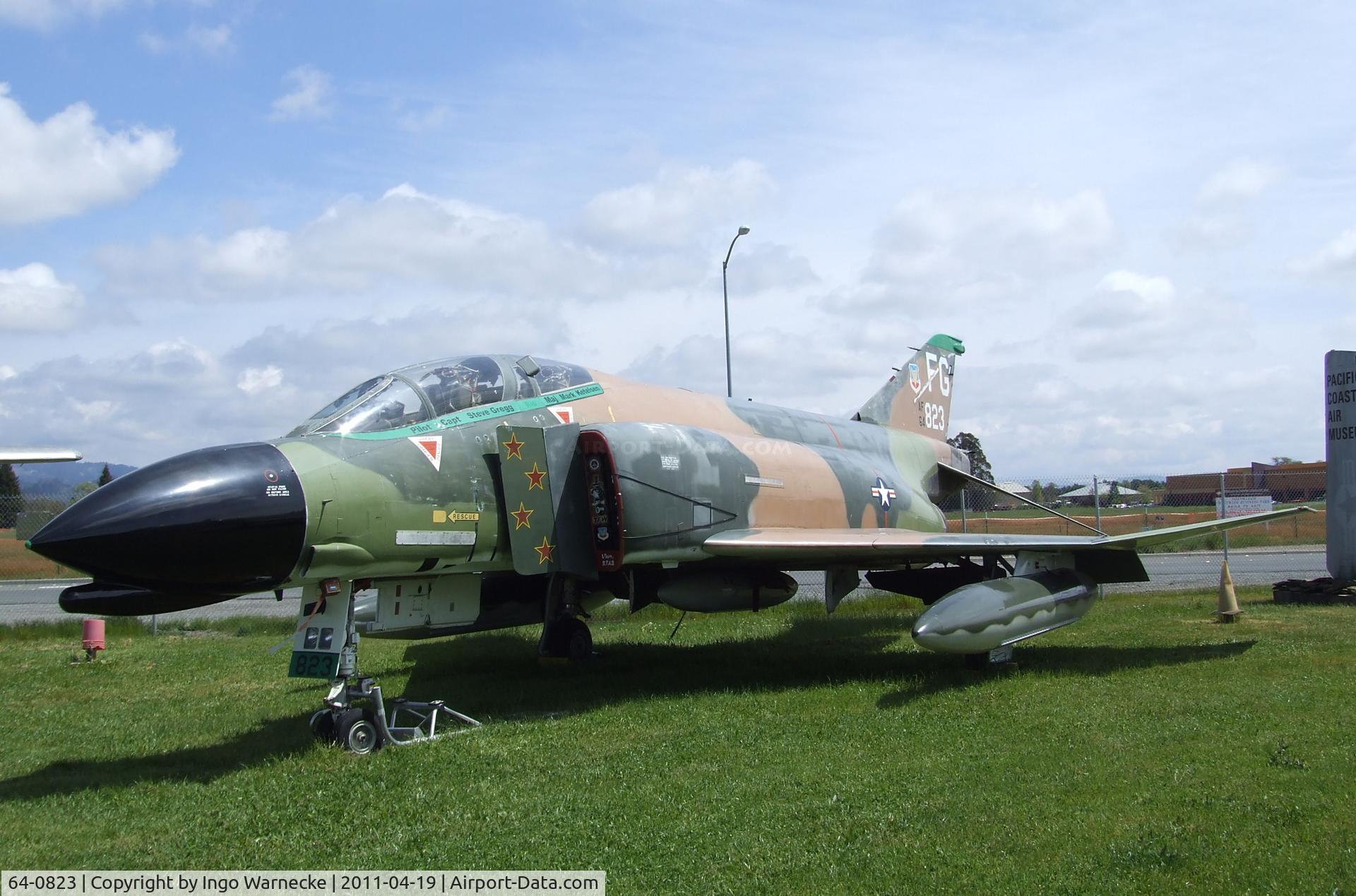 64-0823, 1964 McDonnell F-4C Phantom II C/N 1157, McDonnell F-4C Phantom II at the Pacific Coast Air Museum, Santa Rosa CA