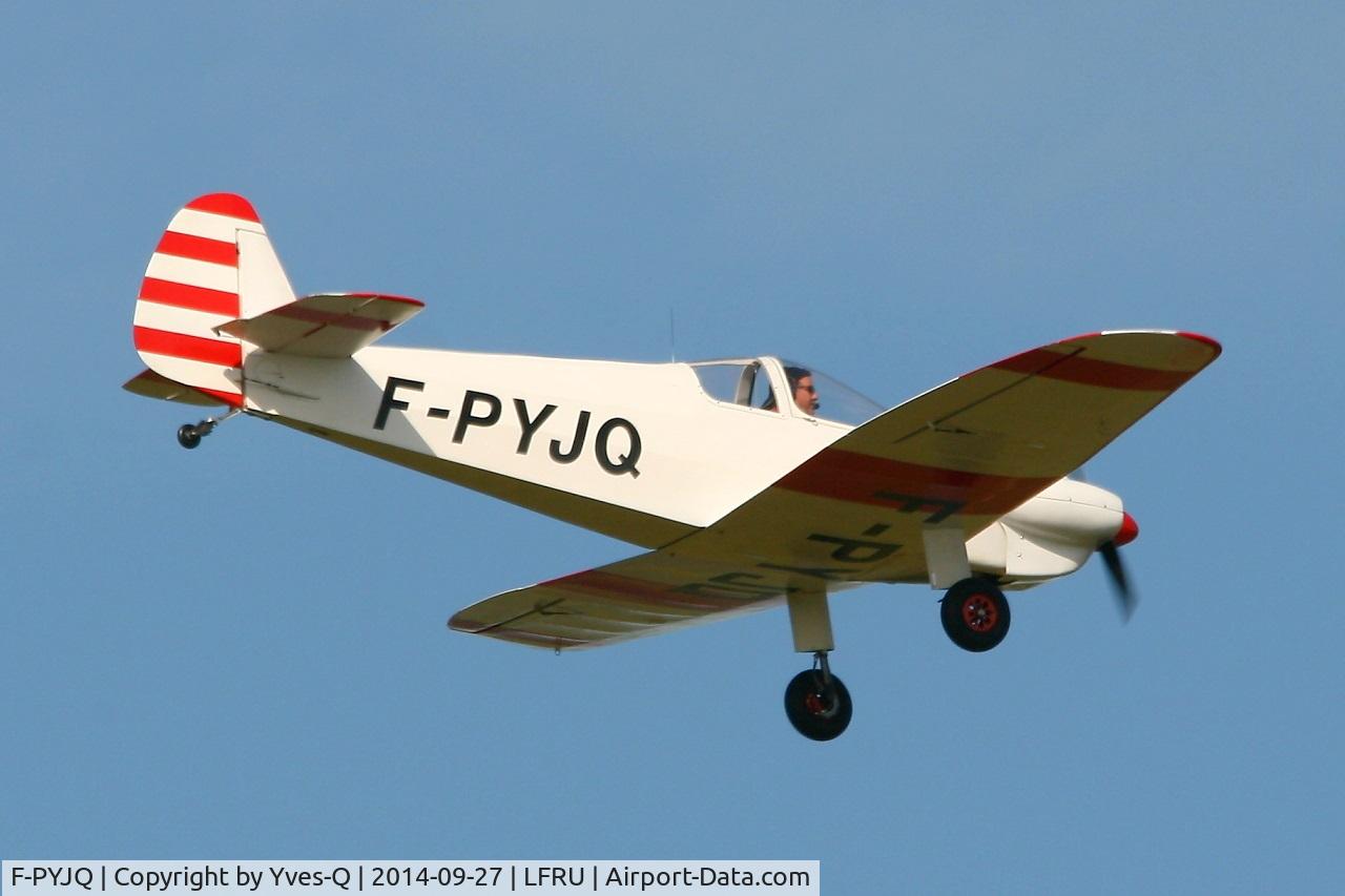 F-PYJQ, 1981 Nicollier HN-433 Menestrel C/N 02, Nicollier HN-433 Menestrel, On display, Morlaix-Ploujean airport (LFRU-MXN) air show in september 2014