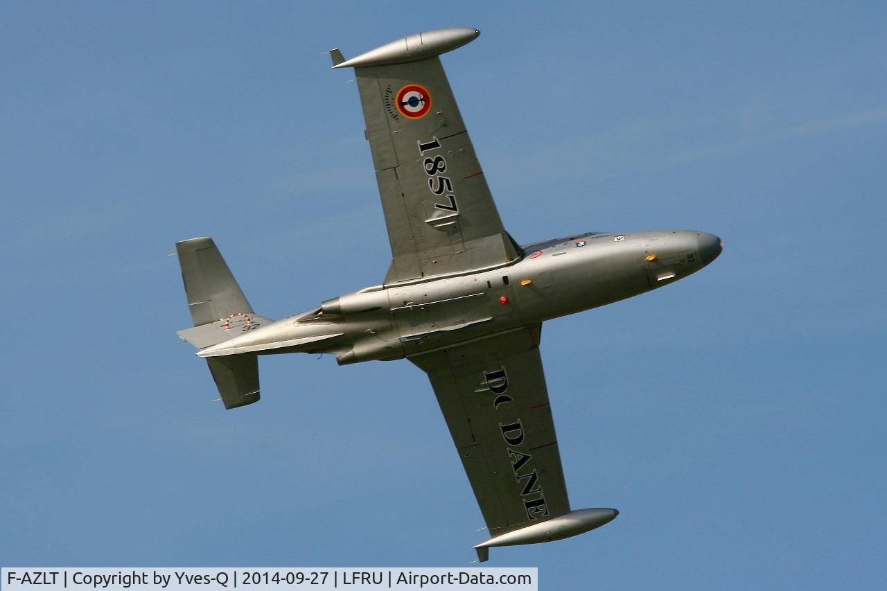 F-AZLT, 1958 Morane-Saulnier MS.760 Paris I C/N 32, Morane-Saulnier MS-760A, Solo display, Morlaix-Ploujean airport (LFRU-MXN) air show in september 2014