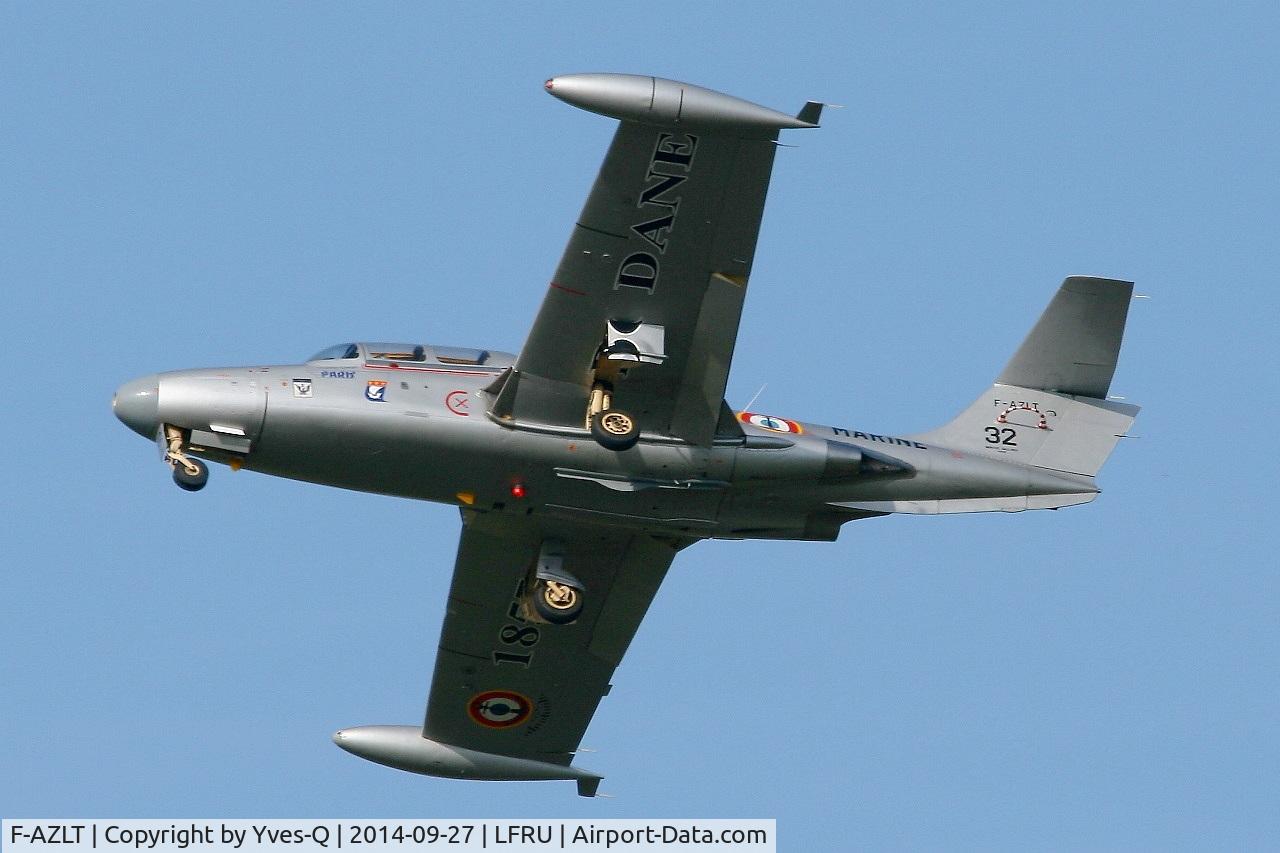 F-AZLT, 1958 Morane-Saulnier MS.760 Paris I C/N 32, Morane-Saulnier MS-760A, Solo display, Morlaix-Ploujean airport (LFRU-MXN) air show in september 2014