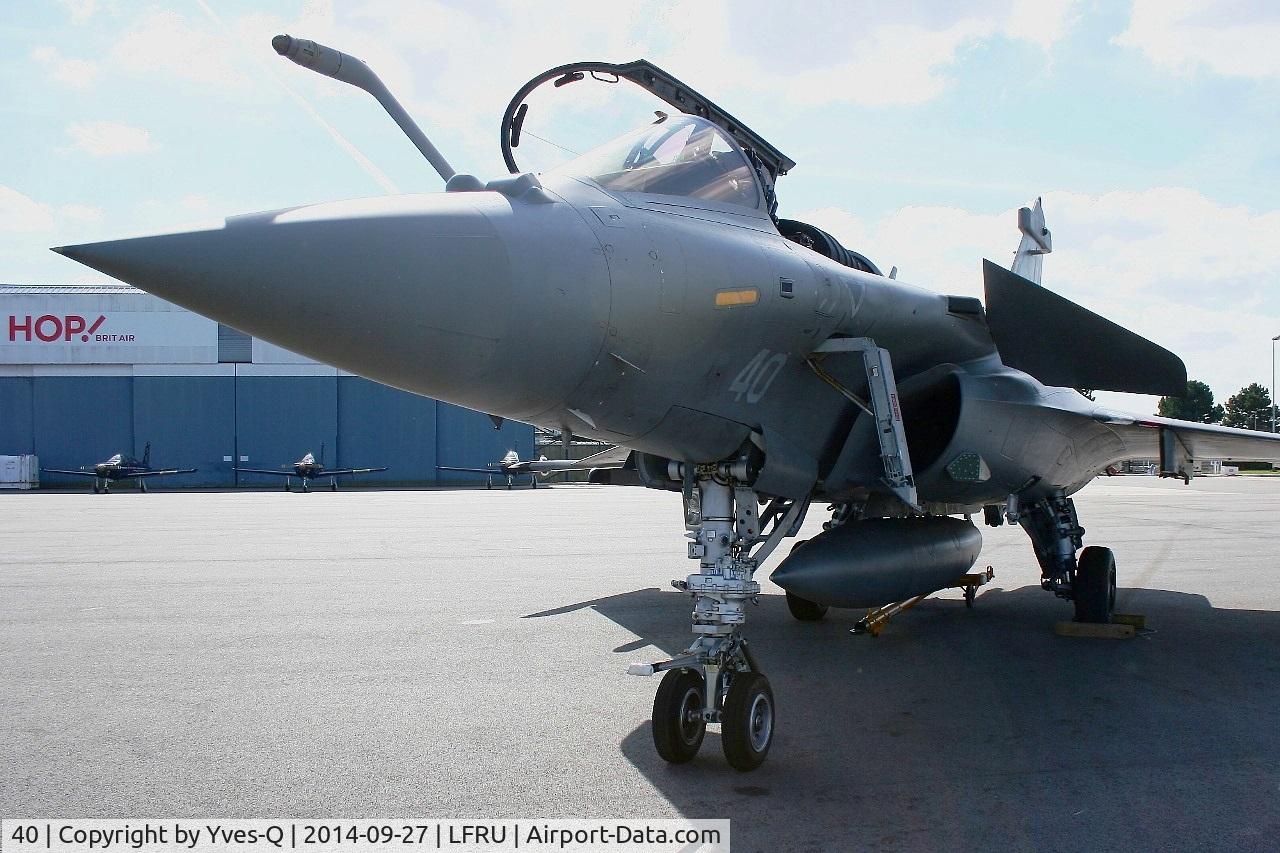 40, 2014 Dassault Rafale M C/N 40, French naval aviation Dassault Rafale M, Static display, Morlaix-Ploujean airport (LFRU-MXN) air show in september 2014