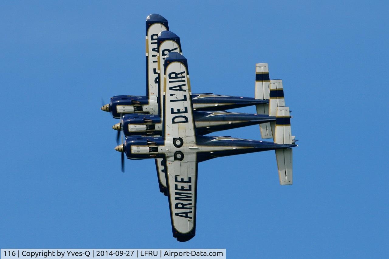 116, Socata TB-30 Epsilon C/N 116, Socata TB30 Epsilon (F-SEYG), French Air Force Aerobatics Team Cartouche Doré, Morlaix-Ploujean airport (LFRU-MXN) air show in september 2014