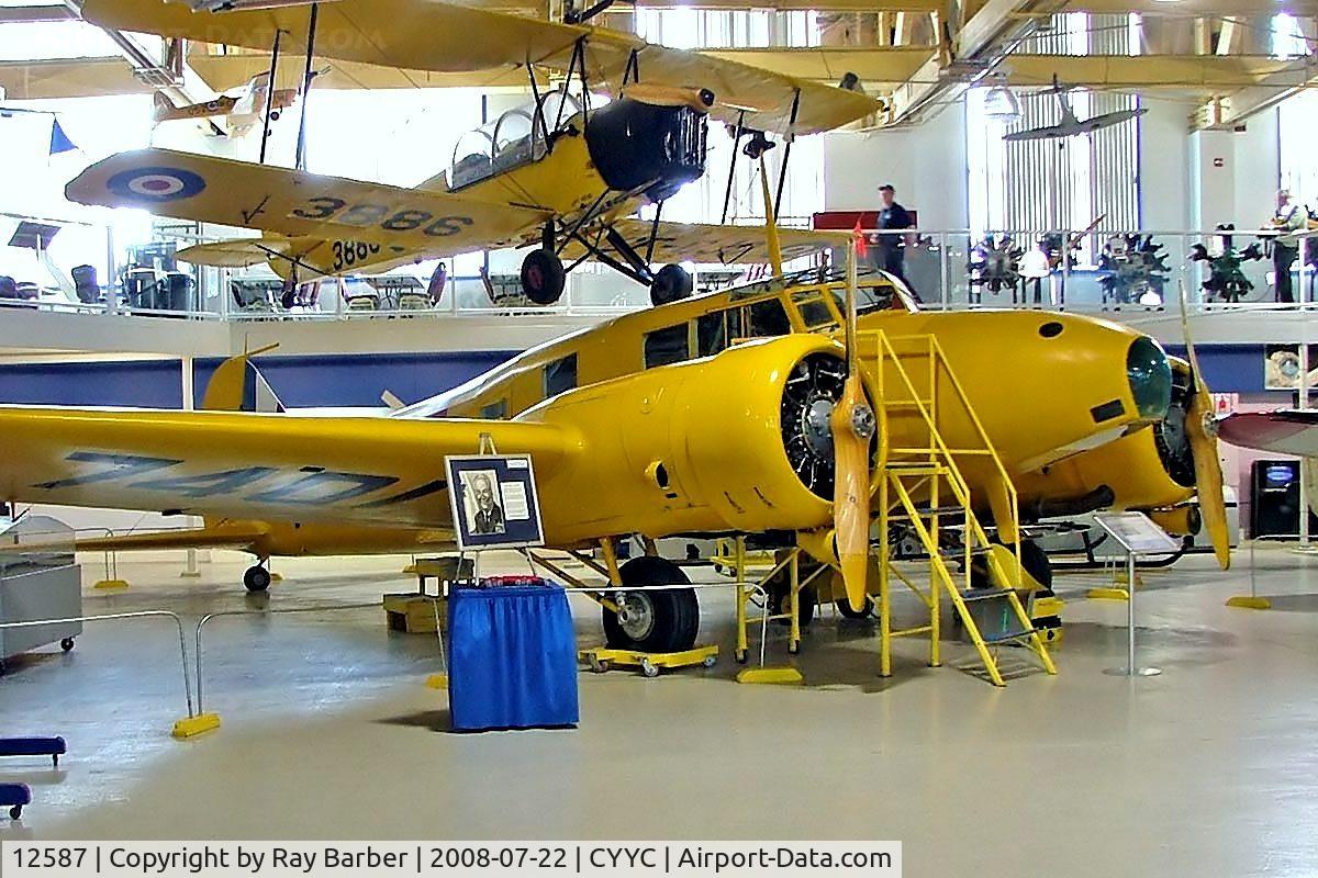 12587, Avro 652A Anson II Replica C/N From spares, Avro Anson V [MDF398] Calgary-International~C 22/07/2008