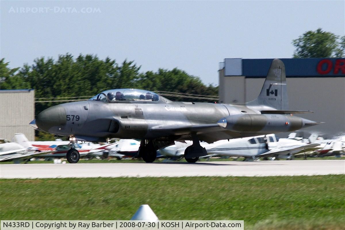 N433RD, 1952 Canadair CT-133 Silver Star C/N T33-579, Lockheed CT-133AUP Silver Star Mk.3 [T33-579] Oshkosh-Wittman Regional~N 30/07/2008