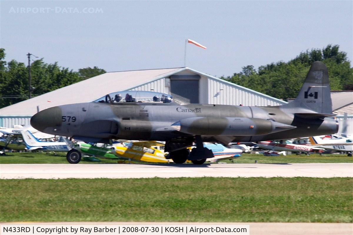 N433RD, 1952 Canadair CT-133 Silver Star C/N T33-579, Lockheed CT-133AUP Silver Star Mk.3 [T33-579] Oshkosh-Wittman Regional~N 30/07/2008
