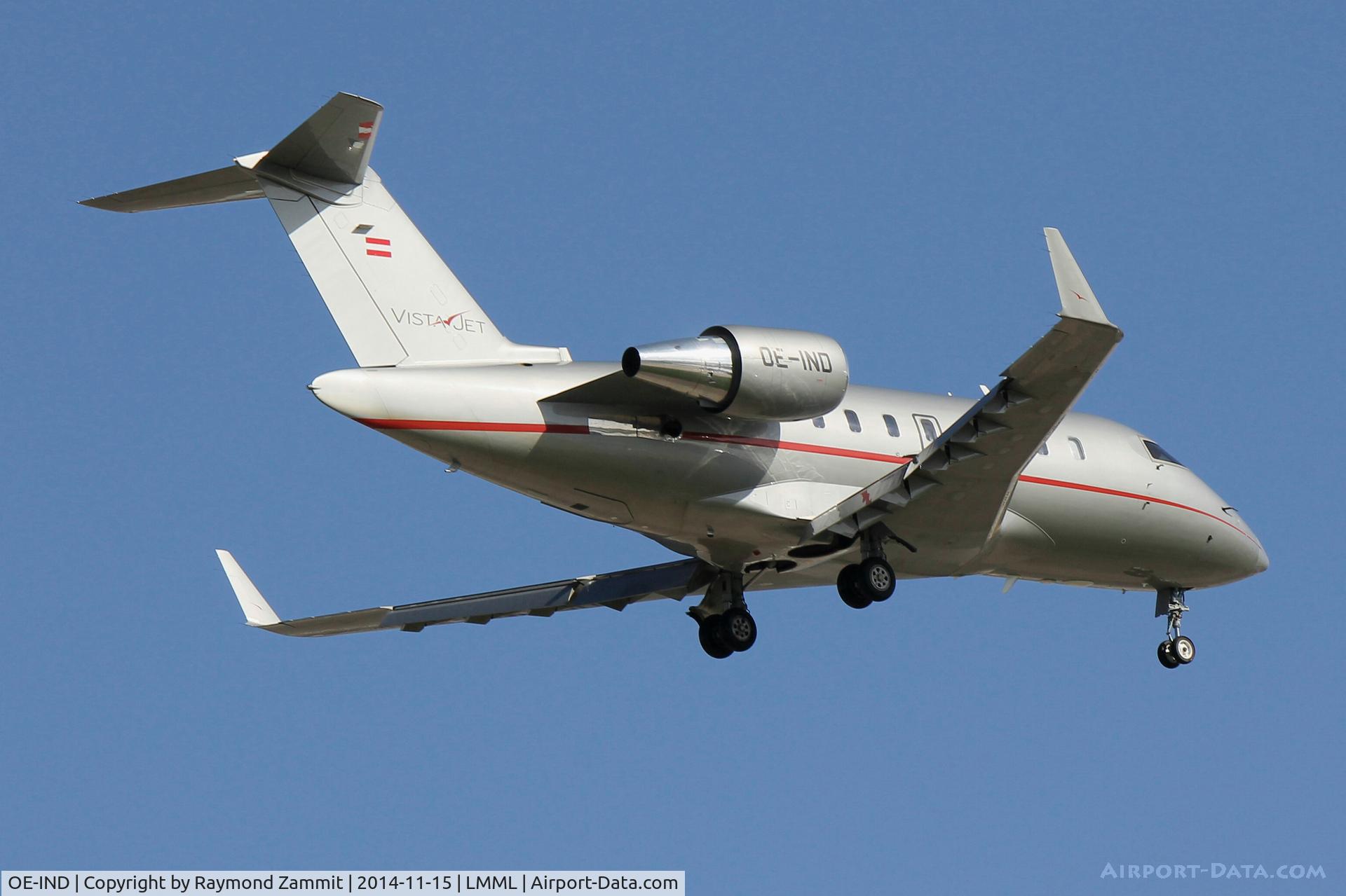 OE-IND, 2009 Bombardier Challenger 605 (CL-600-2B16) C/N 5797, Bombardier CL605 Challenger OE-IND Vistajet