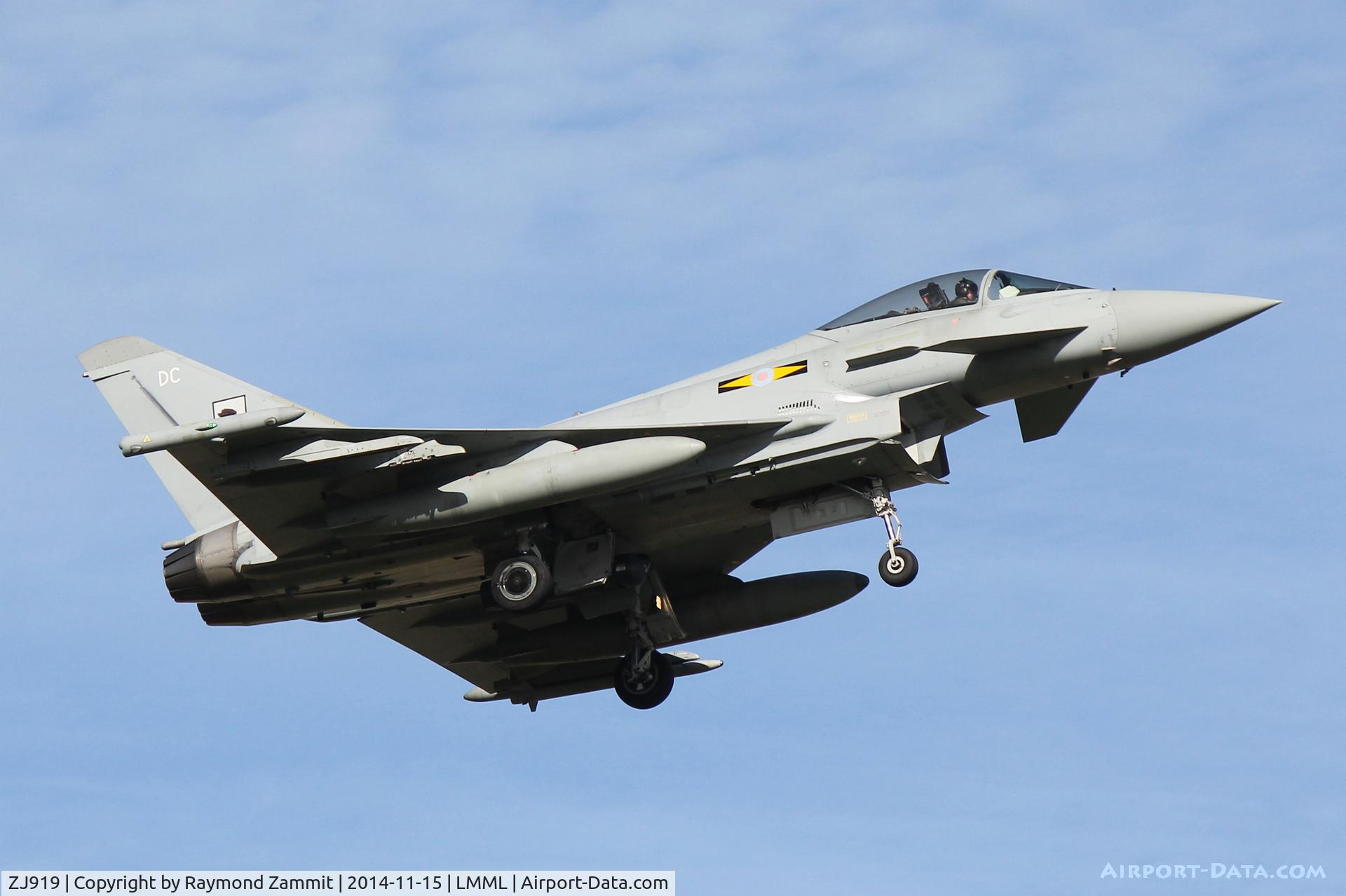 ZJ919, 2006 Eurofighter EF-2000 Typhoon FGR4 C/N 0064/BS010, Eurofighter EF2000 Typhoon FGR4 ZJ919/DC of 11Sqd Royal Air Force