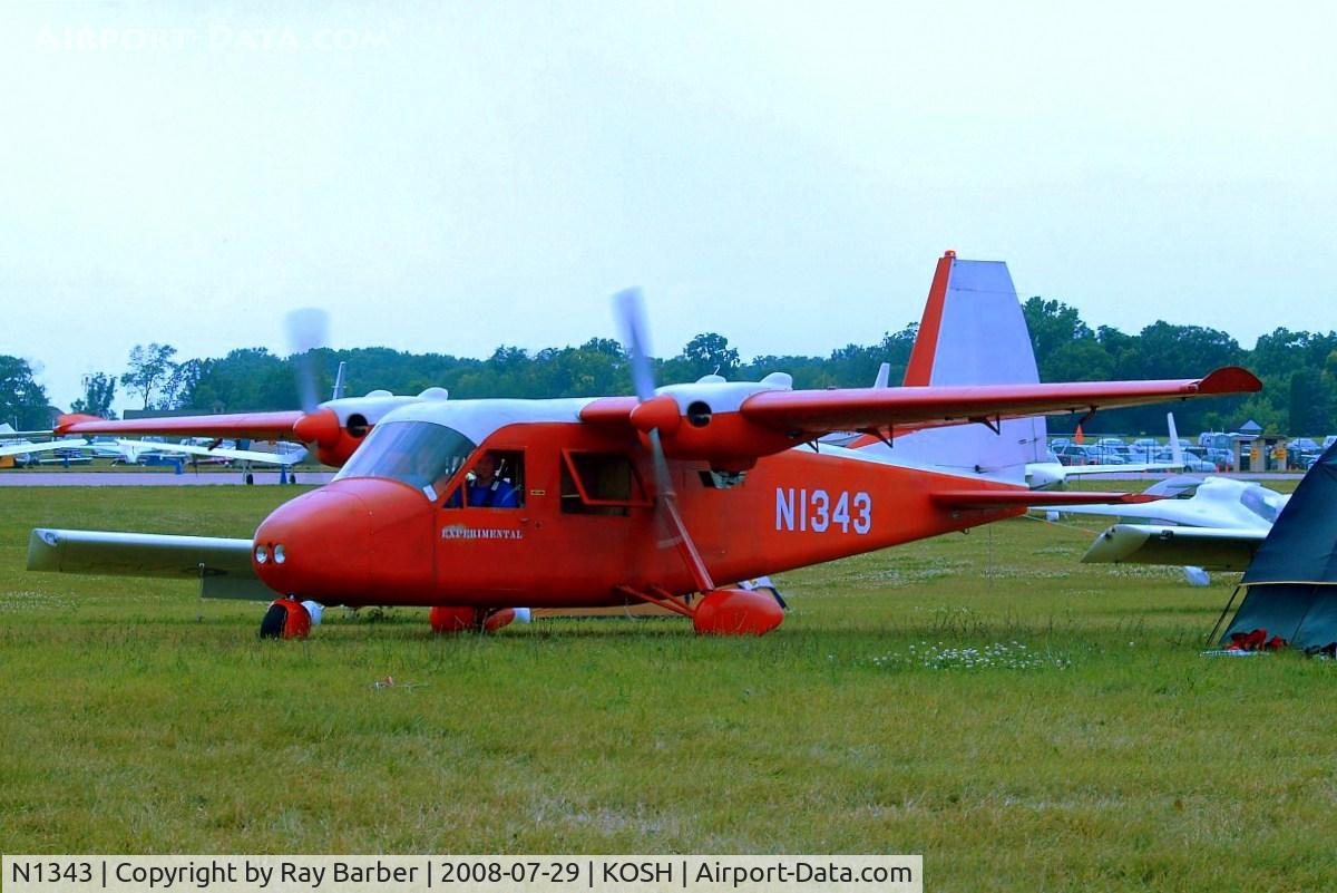 N1343, 1967 Wickham Model B C/N 1, Wickham B [1] Oshkosh-Wittman Regional~N 29/07/2008
