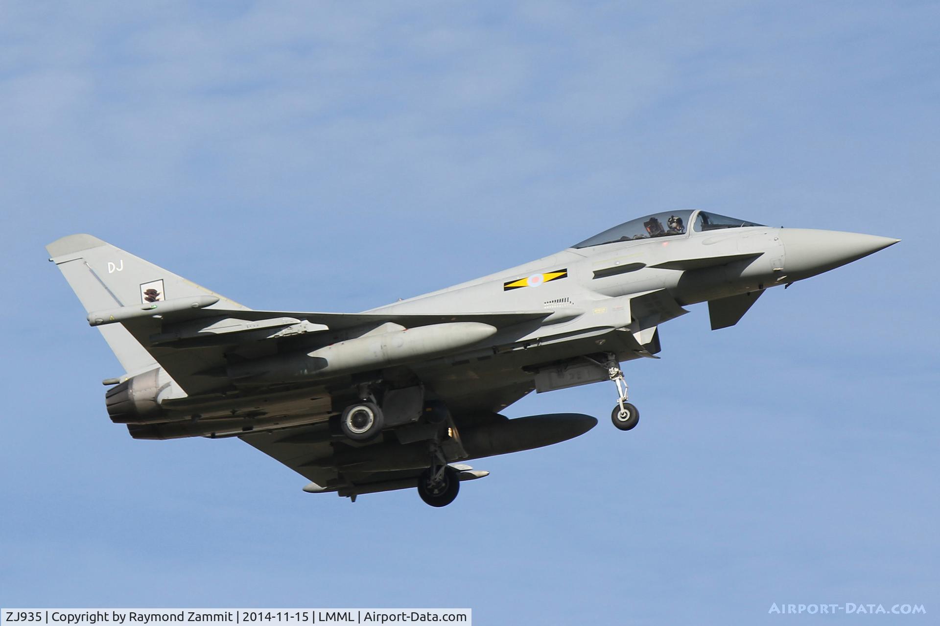 ZJ935, 2006 Eurofighter EF-2000 Typhoon FGR4 C/N 0115/BS026, Eurofighter EF-2000 Typhoon FGR4 ZJ935/DJ 11Sqd RAF
