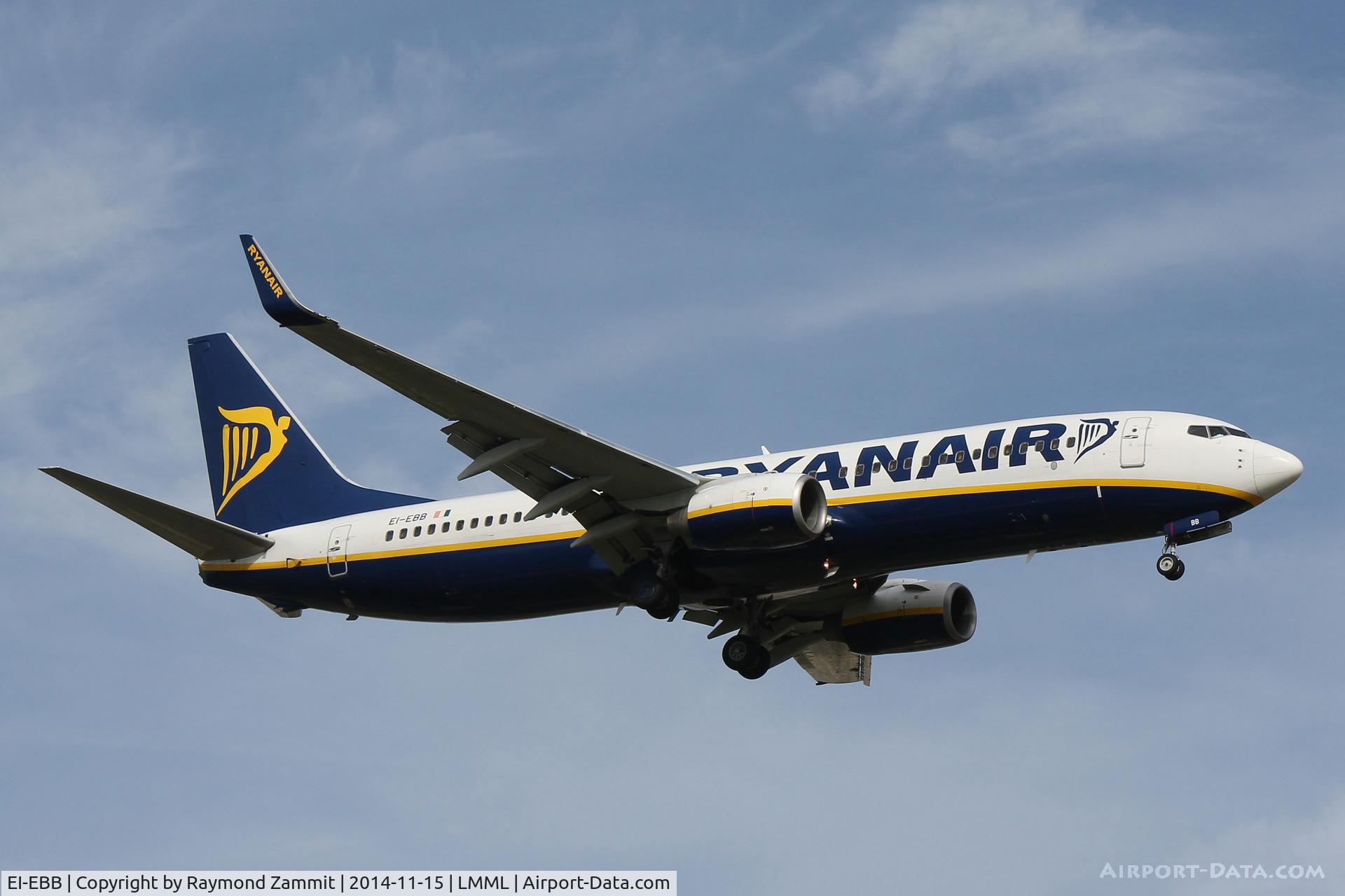 EI-EBB, 2009 Boeing 737-8AS C/N 37519, B737-800 EI-EBB Ryanair