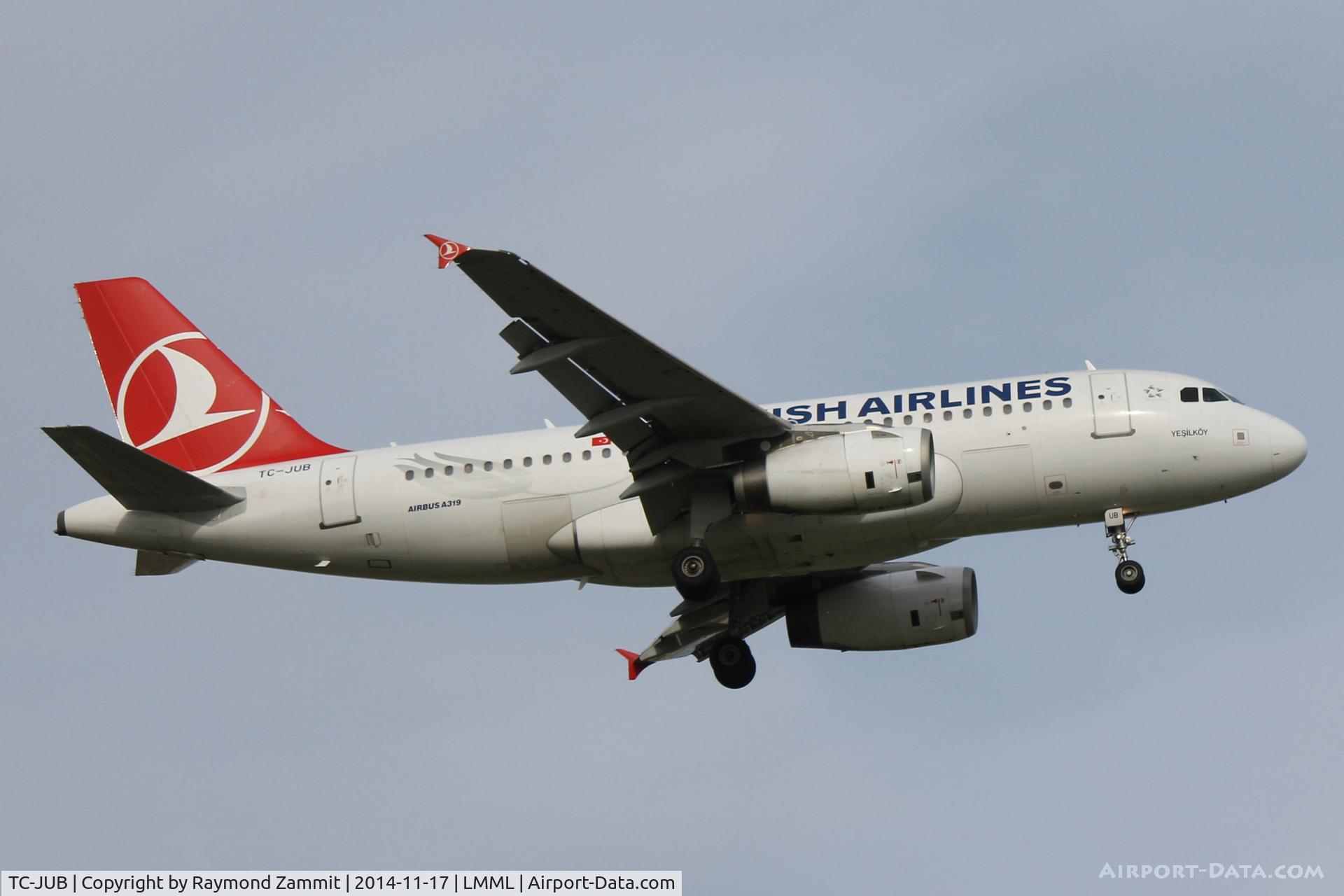 TC-JUB, 2005 Airbus A319-132 CJ C/N 2414, A319 TC-JUB Turkish Airlines