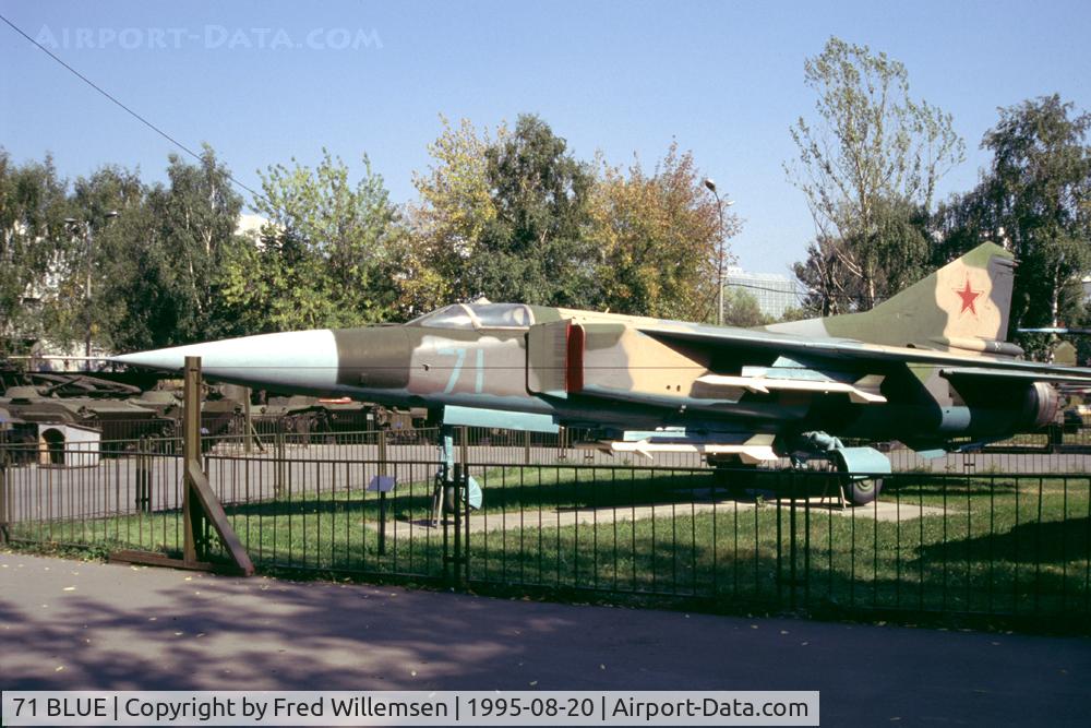 71 BLUE, Mikoyan-Gurevich MiG-23S C/N Not found 71, Armed Forces Museum Moscow