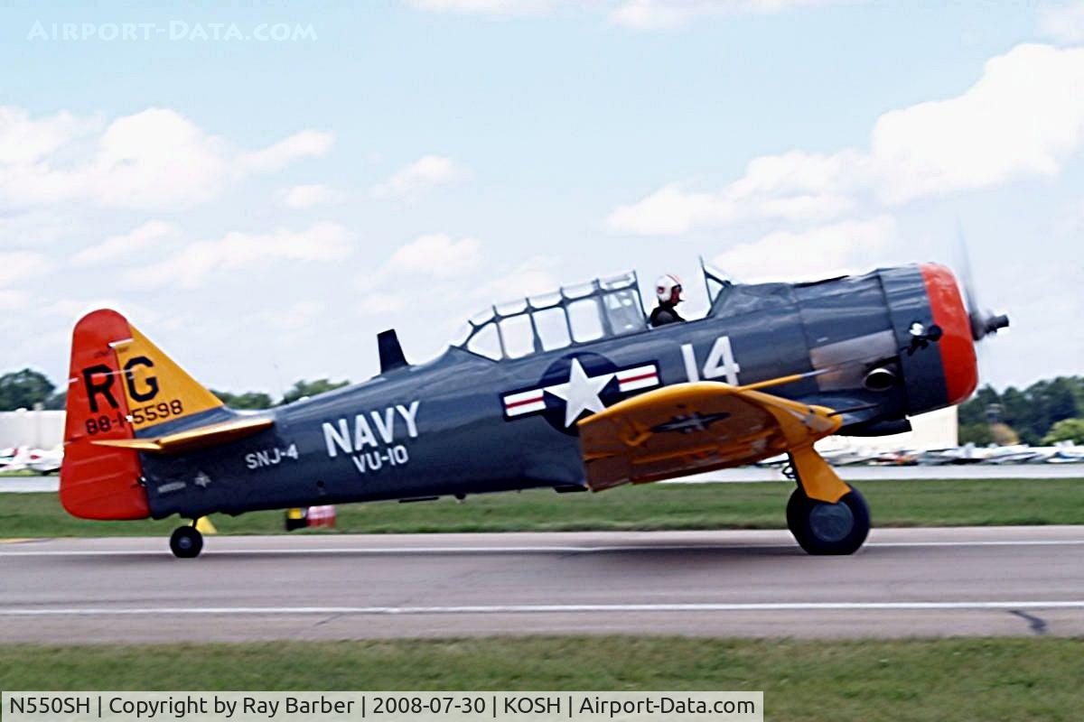 N550SH, 1943 North American AT-6D C/N 8815598, North American AT-6D Harvard III [88-15598] Oshkosh-Wittman Regional~N 30/07/2008