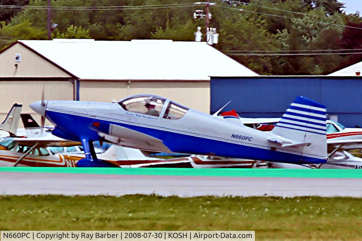 N660PC, 1996 Vans RV-6 C/N 20925, Van's RV-6 [20925] Oshkosh-Wittman Regional~N 30/07/2008