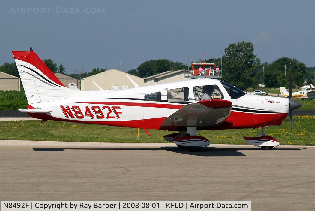 N8492F, 1976 Piper PA-28-151 C/N 28-7715274, Piper PA-28-151 Cherokee Warrior [28-7715274] Fond Du Lac County~N 01/08/2008