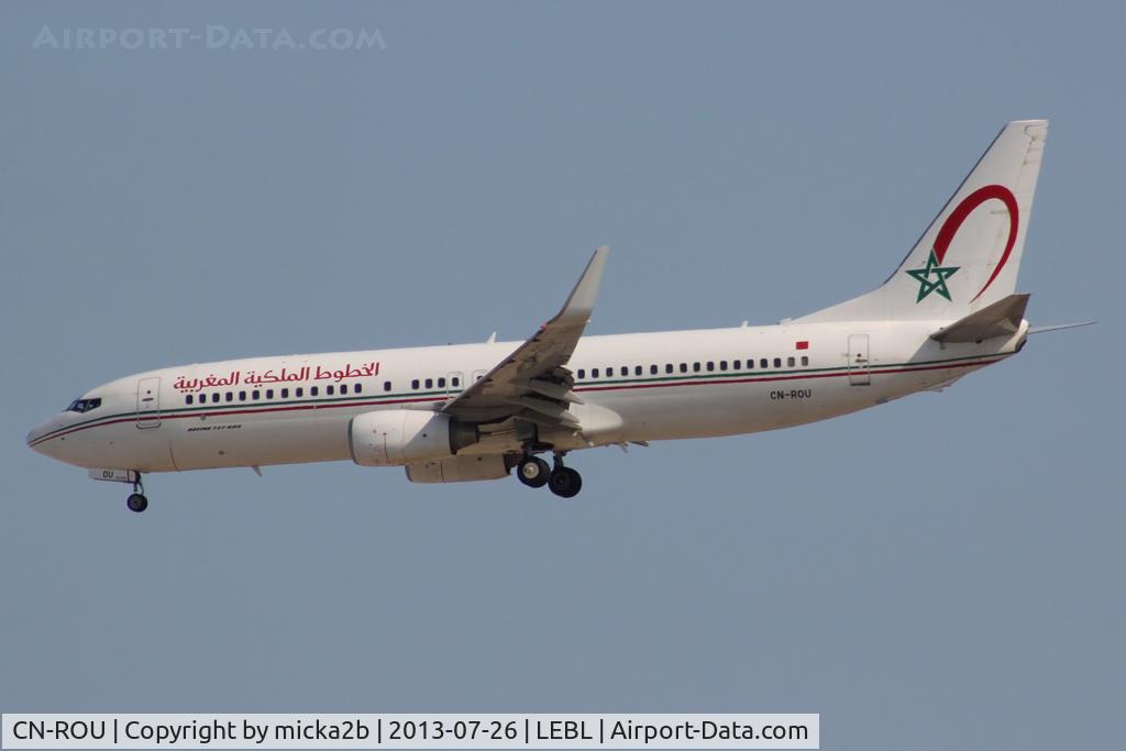 CN-ROU, 2009 Boeing 737-8B6 C/N 33069, Landing