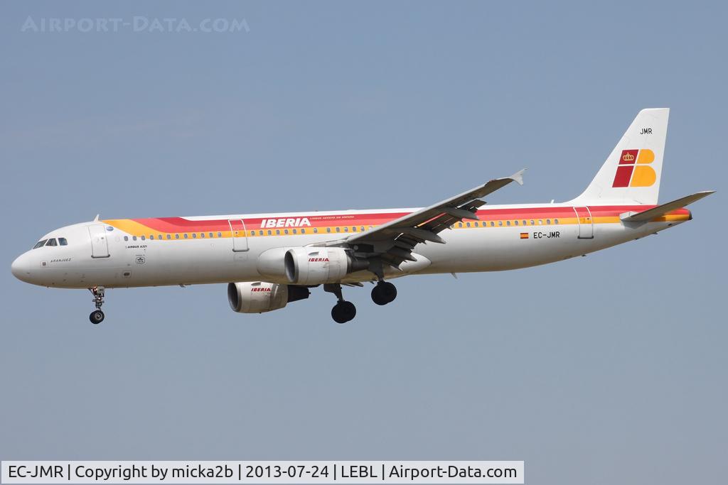 EC-JMR, 2005 Airbus A321-211 C/N 2599, Landing