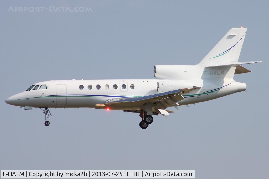 F-HALM, 1983 Dassault Falcon 50 C/N 134, Landing