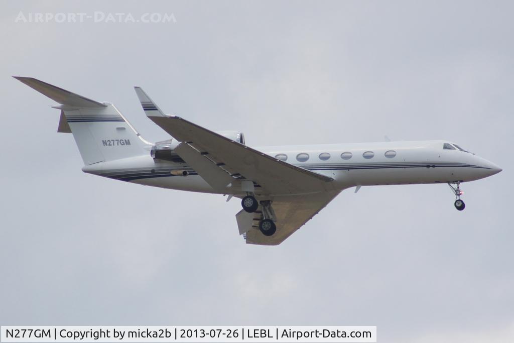 N277GM, 1989 Gulfstream Aerospace G-IV C/N 1124, Landing