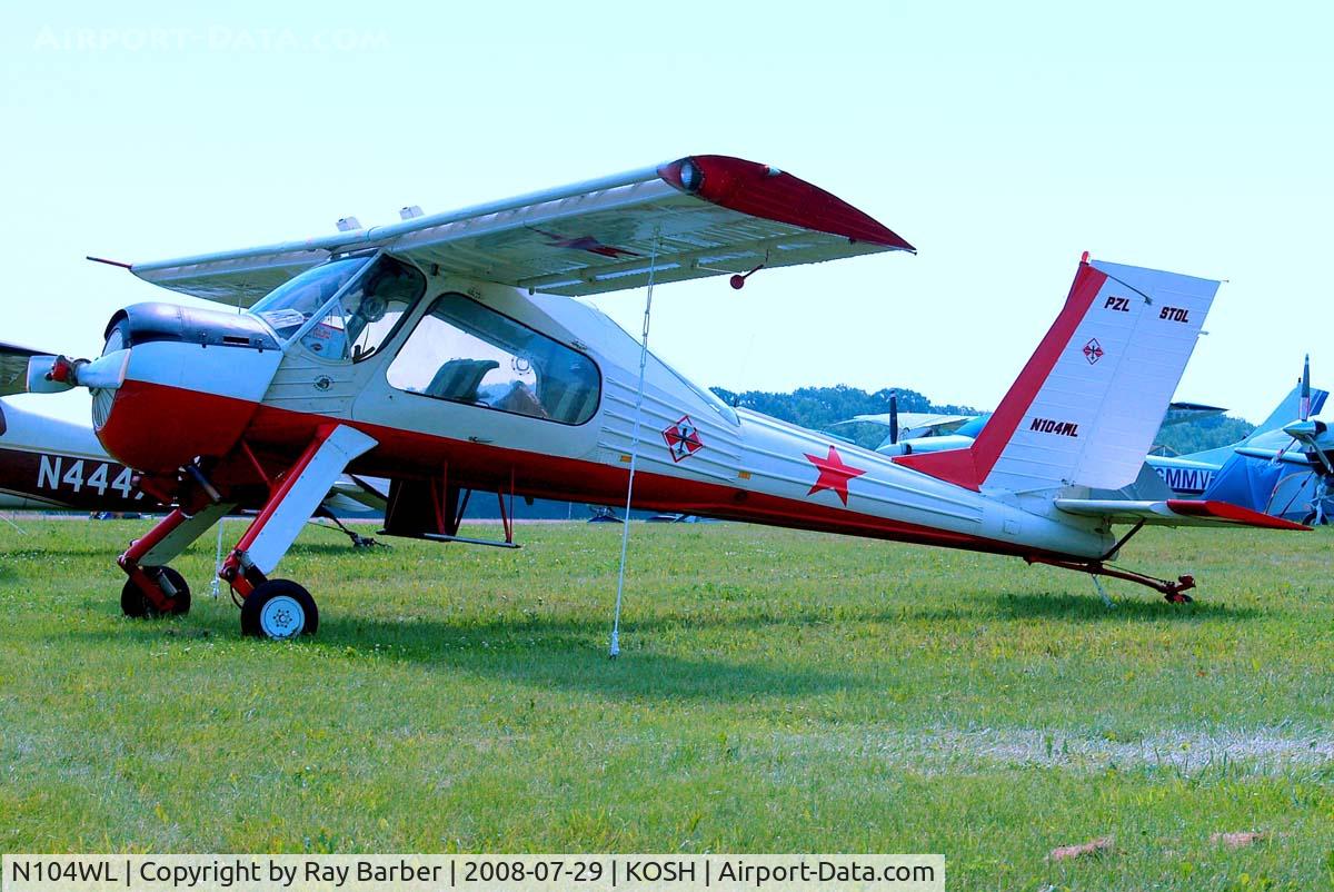 N104WL, 1969 PZL-Okecie PZL-104 Wilga 35A C/N 48042, PZL-Okecie 104 Wilga 35 [48042] Oshkosh-Wittman Regional~N 29/07/2008