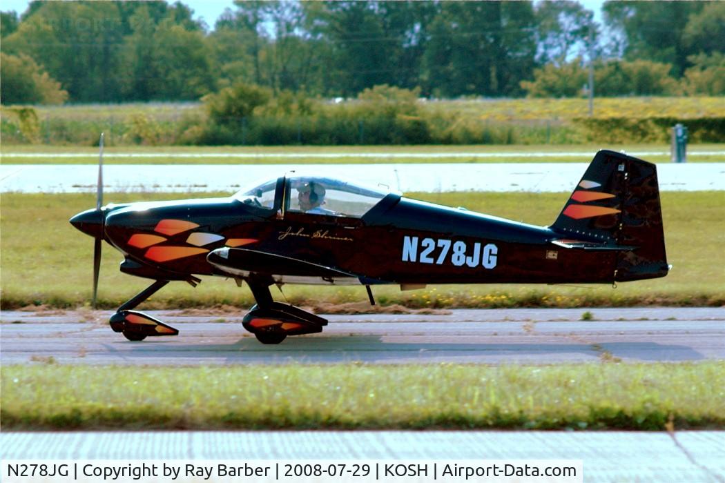 N278JG, 1998 Vans RV-6A C/N JS-001, Van's RV-6A [JS-001] Oshkosh-Wittman Regional~N 29/07/2008