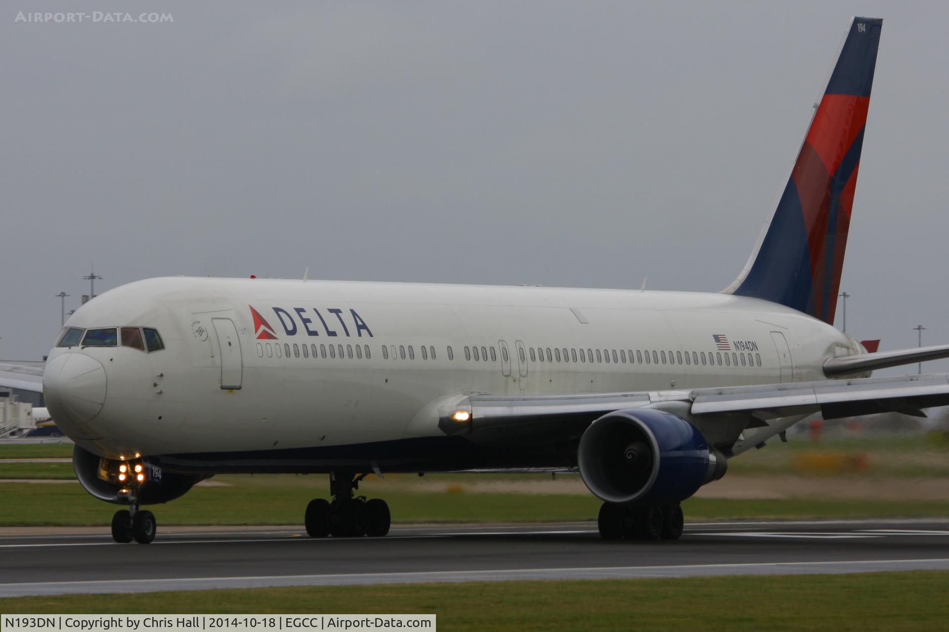 N193DN, 1997 Boeing 767-332 C/N 28450, Delta