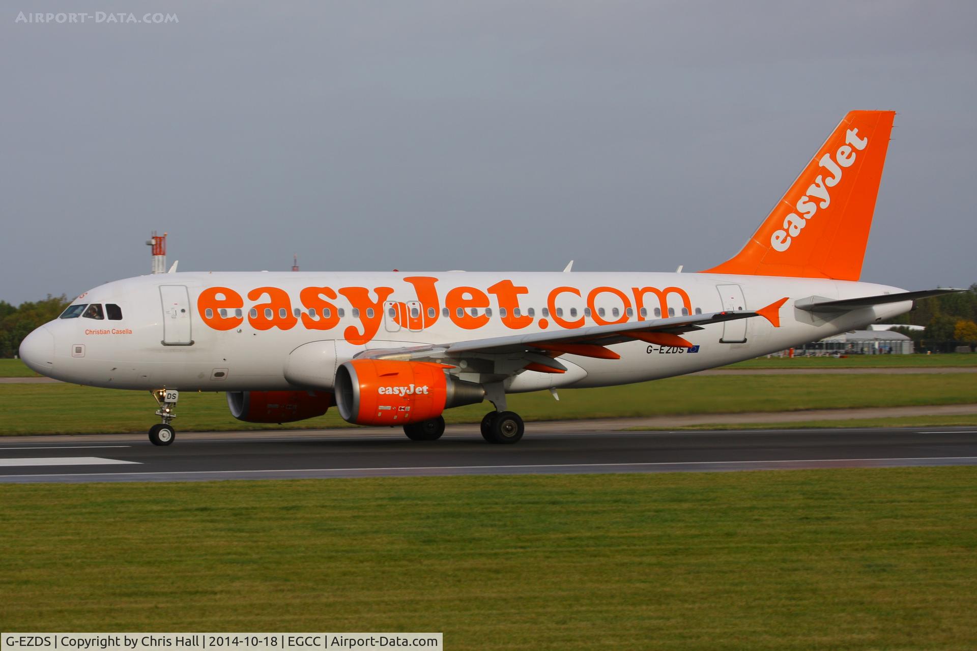 G-EZDS, 2008 Airbus A319-111 C/N 3702, easyJet