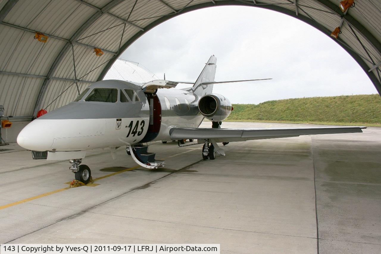 143, 1979 Dassault Falcon 10MER C/N 143, Dassault Falcon 10 MER, Static display, Landivisiau Naval Air Base (LFRJ) Heritage day 2011