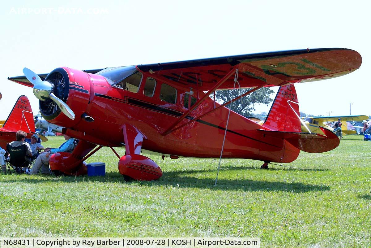 N68431, 1943 Howard Aircraft DGA-15P C/N 991, Howard GH-3 Nightingale [1770] Oshkosh-Wittman Regional~N 28/07/2008