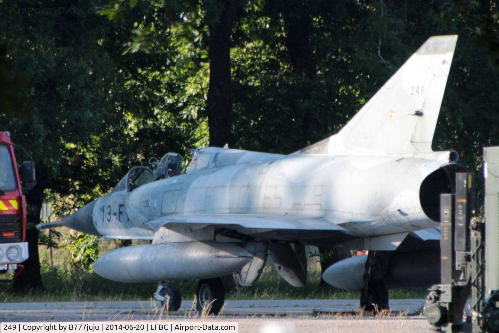 249, Dassault Mirage IIIB C/N 249, use for evacuation training