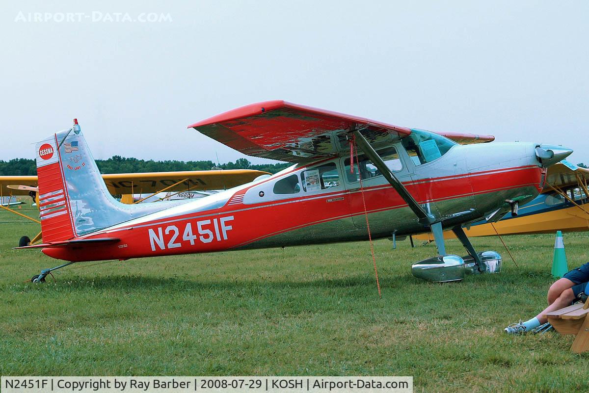 N2451F, 1965 Cessna 180H Skywagon C/N 18051652, Cessna 180H Skywagon 180 [180-51652] Oshkosh-Wittman Regional~N 29/07/2008