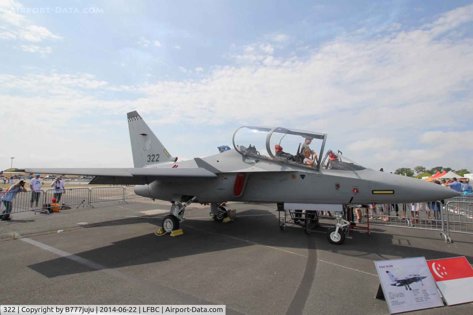 322, 2014 Alenia Aermacchi M-346 Master C/N 7028, at Cazaux Open-base 2014