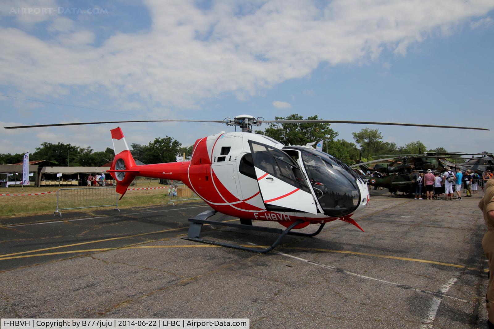 F-HBVH, Eurocopter EC-120B Colibri C/N 1643, at Cazaux open-base 2014