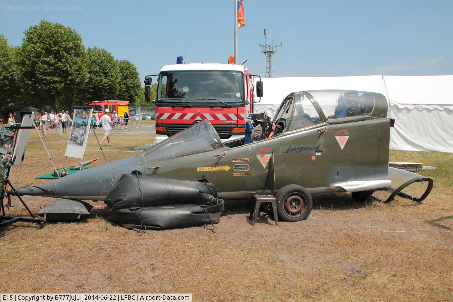 E15, Sepecat Jaguar E C/N E15, use for evacuation training
